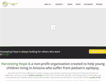 Tablet Screenshot of harvestinghope.com